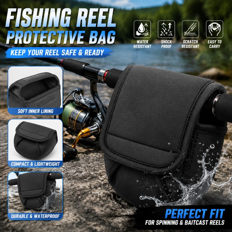 Fishing Rod Spinning - Fishing Reel Protective Cover Bag Spinning