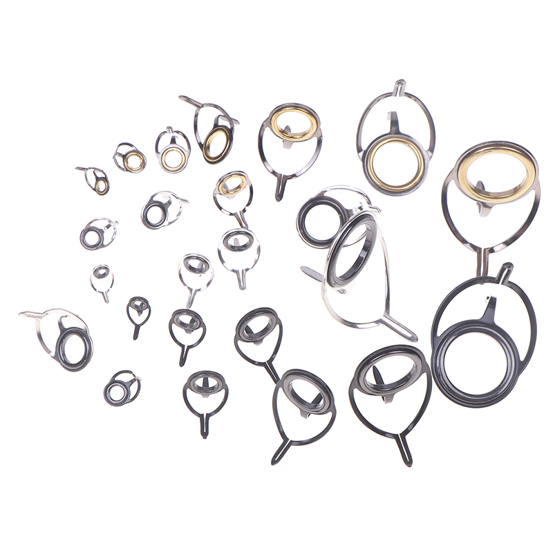 8Pcs Fishing Tackle Stainless  - Fishing Rod Guide Replacement review and price