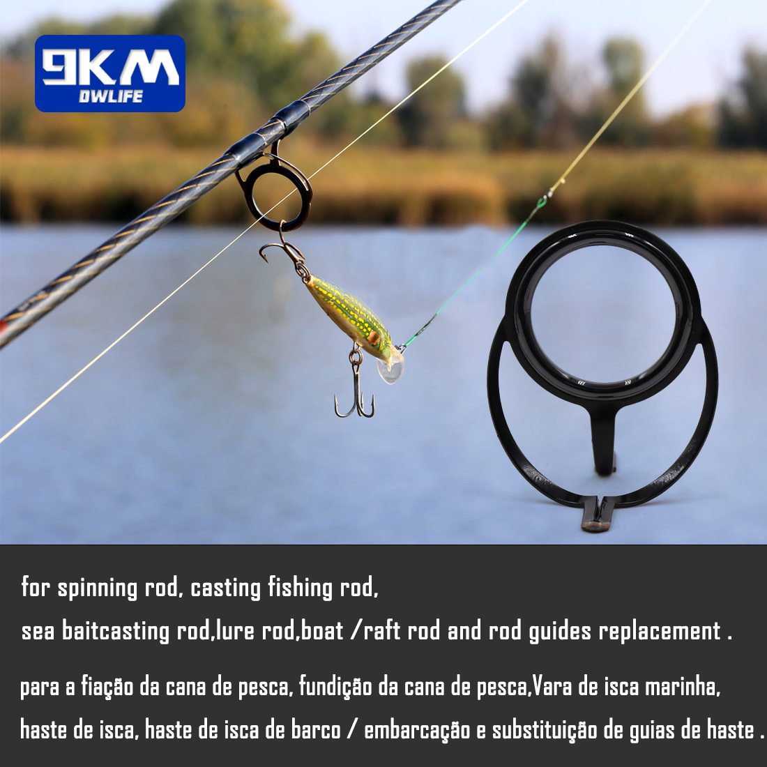 Fishing Rod Repair Kit Spinnin - Fishing Rod Guide Replacement review and price