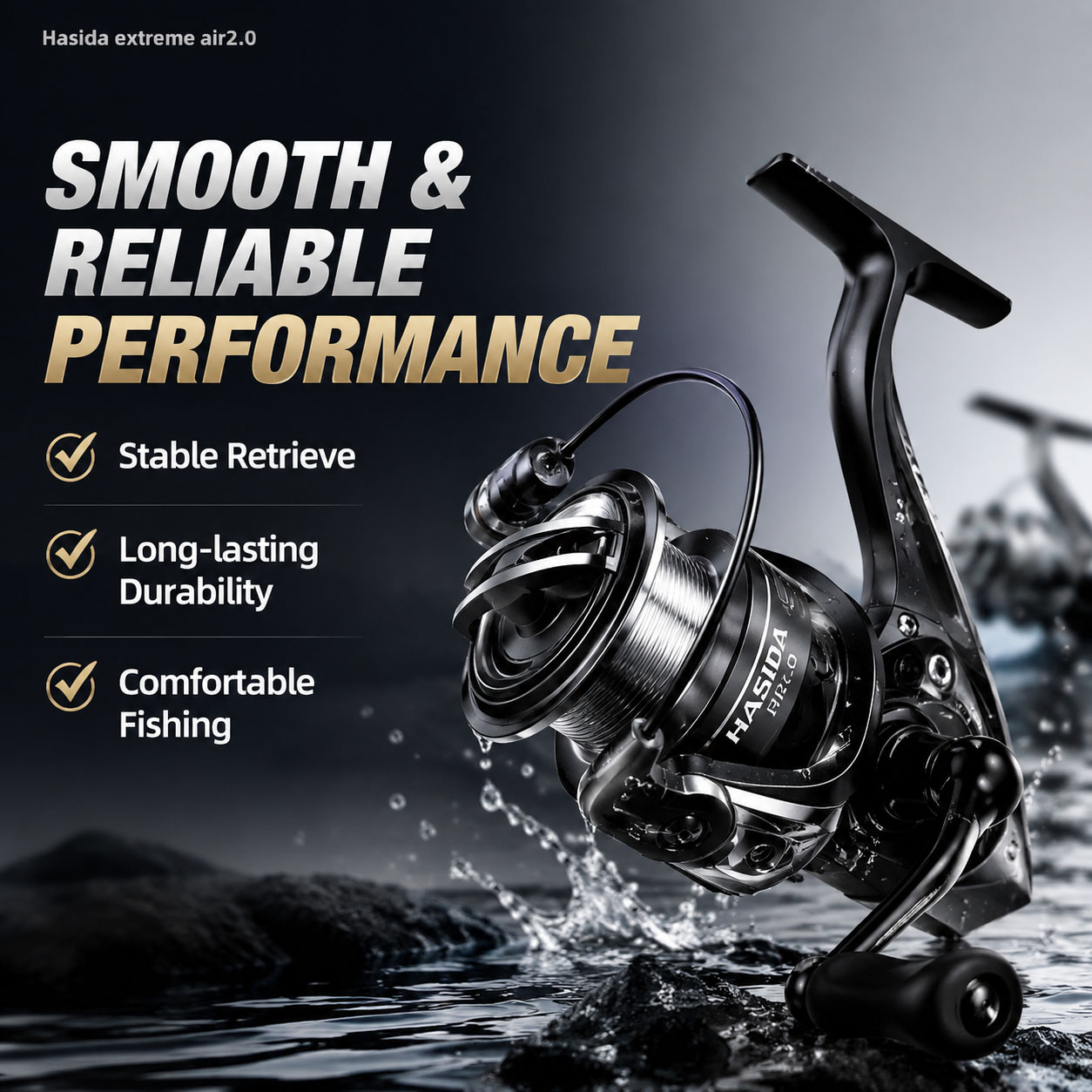 HASIDA AULA Air Spinning Reel  - Abu Garcia Reel Max review and price