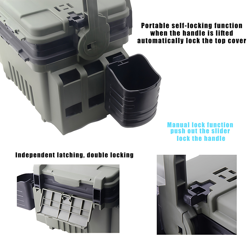 JSFUN Fishing Box Barrel Holde - Fishing Rod Travel review and price