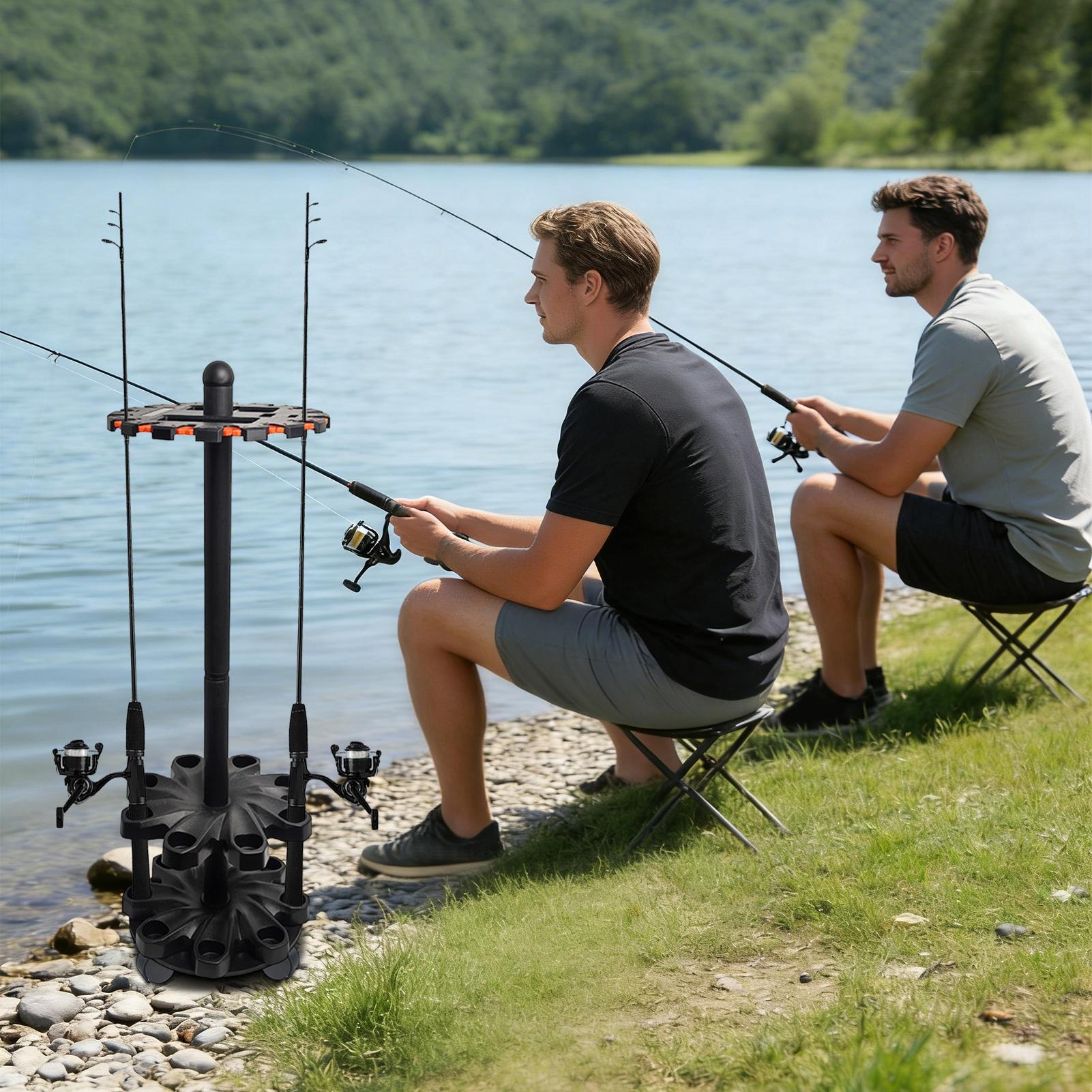 Fishing Rod Racks Angling Pole - Fishing Rod Boat review and price