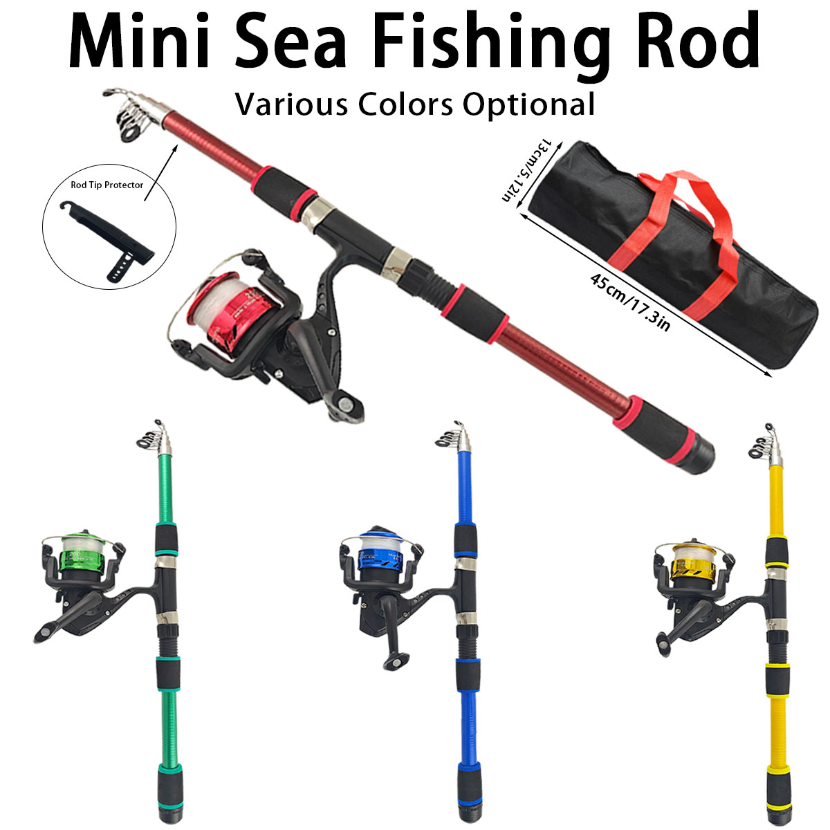Mini Telescopic Sea Fishing Ro - Fishing Rod Spinning review and price