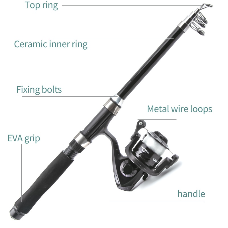 Fishing rod and reel combinati - Fishing Rod Spinning review and price