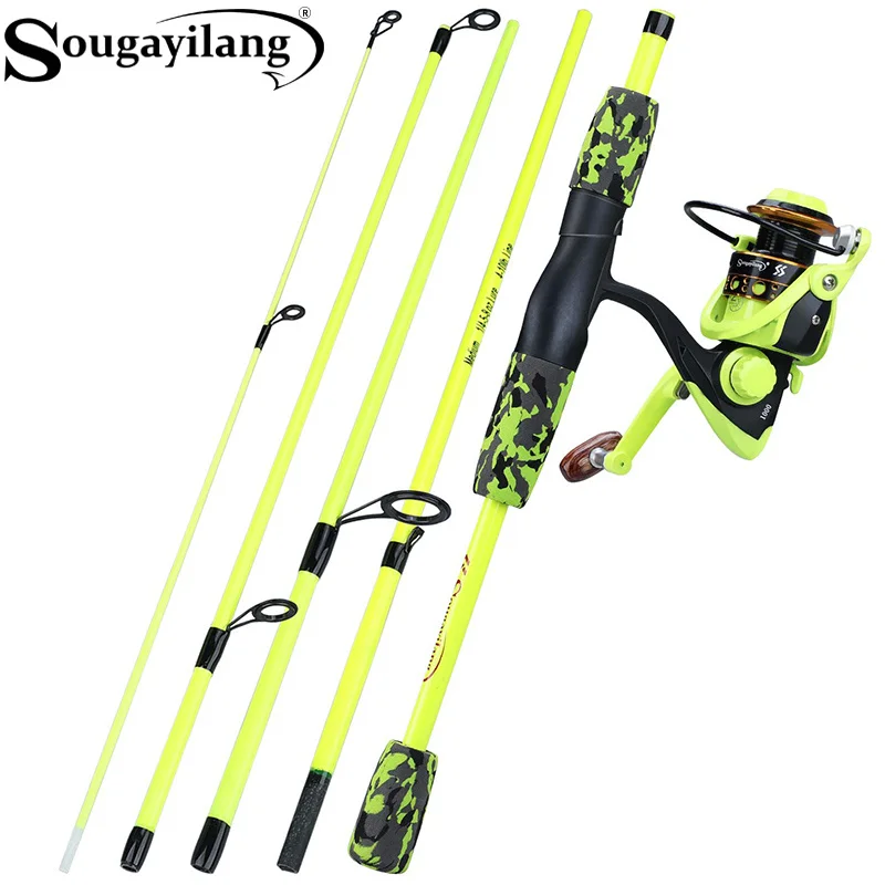Sougayilang Portable 5 Section - Fishing Rod Spinning review and price