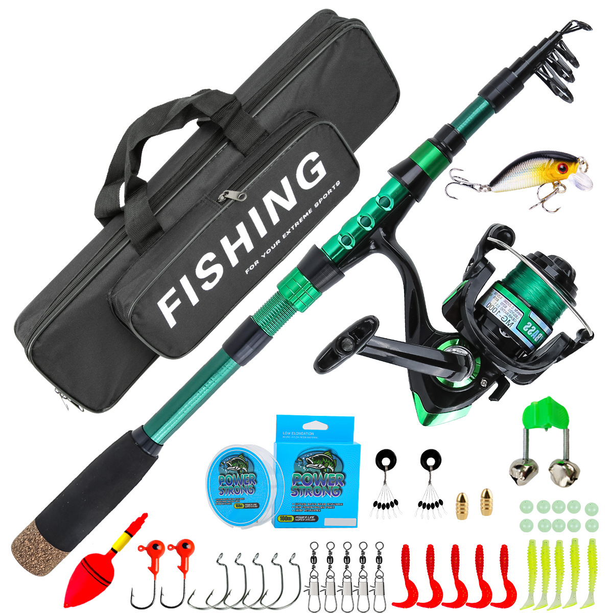 1.8 Meters Green Carbon Fiber  - Fishing Rod Carbon Fiber review and price